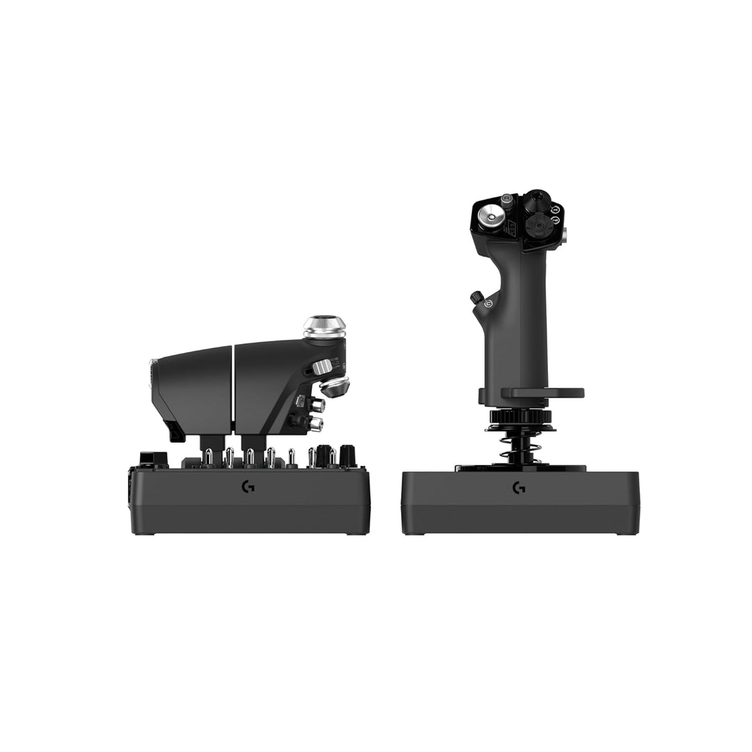 Logitech G X56 H.O.T.A.S. Schubregler & Stick-Controller für Weltraum-Simulationen, 6 Freiheitsgrade