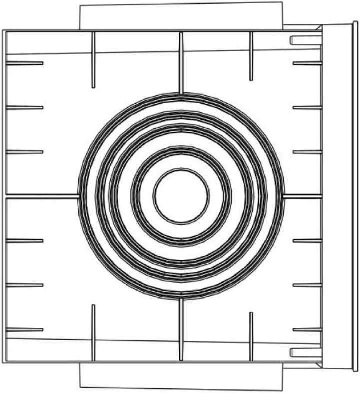 ARLI Revisionsschacht 200 x 200 x 200 mm Kontrollschacht mit Deckel - Hochwertiger Wartungsschacht f