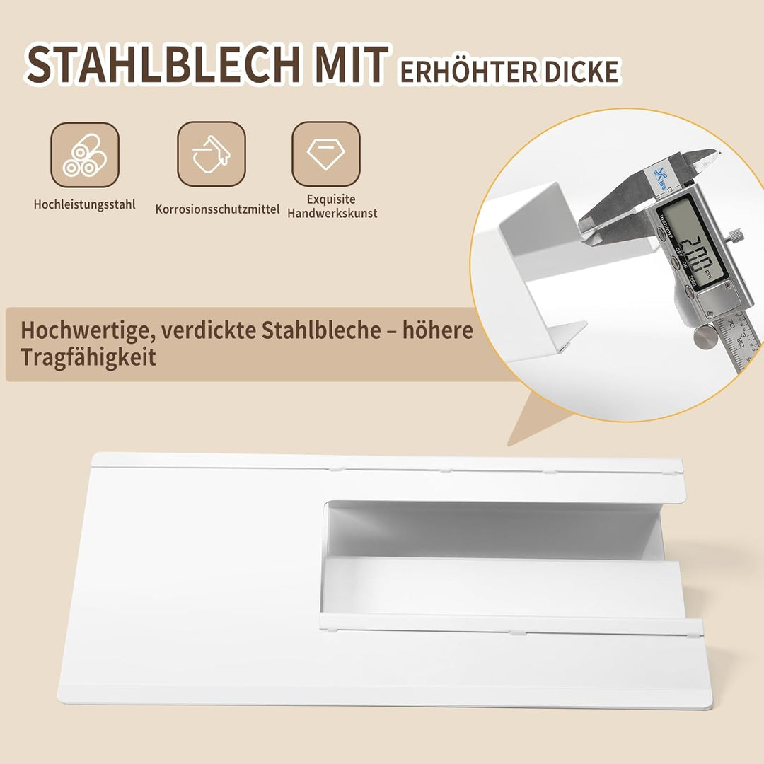 Tonie Regal als Einsatz für IKEA KALLAX, Vollständig magnetisches Toniebox Regal für 20 Figuren + Bo