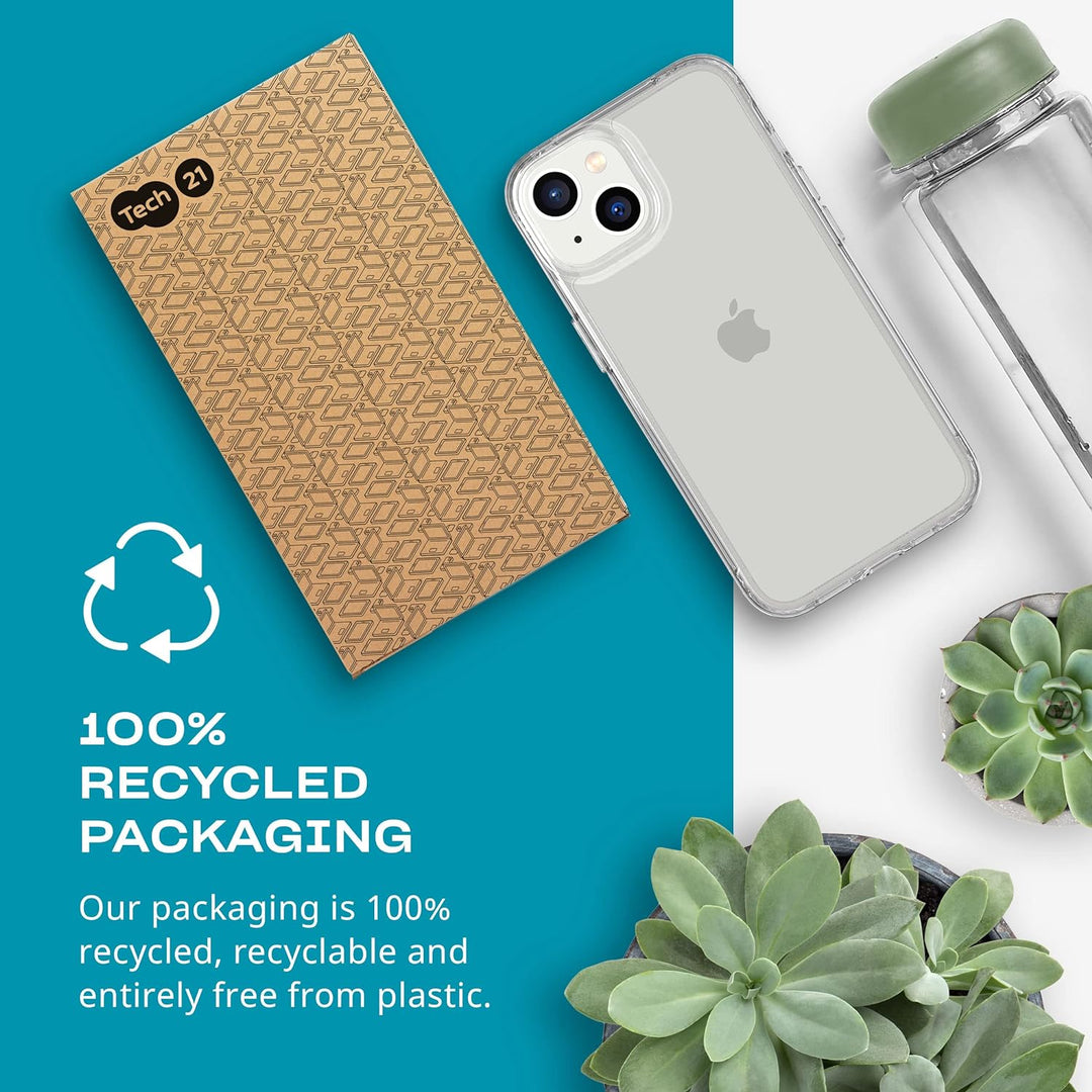 Tech 21 iPhone 14 Evo Clear - Kratzfeste, stossabsorbierende klare Handyhülle mit 3, 6 m Multi-Drop