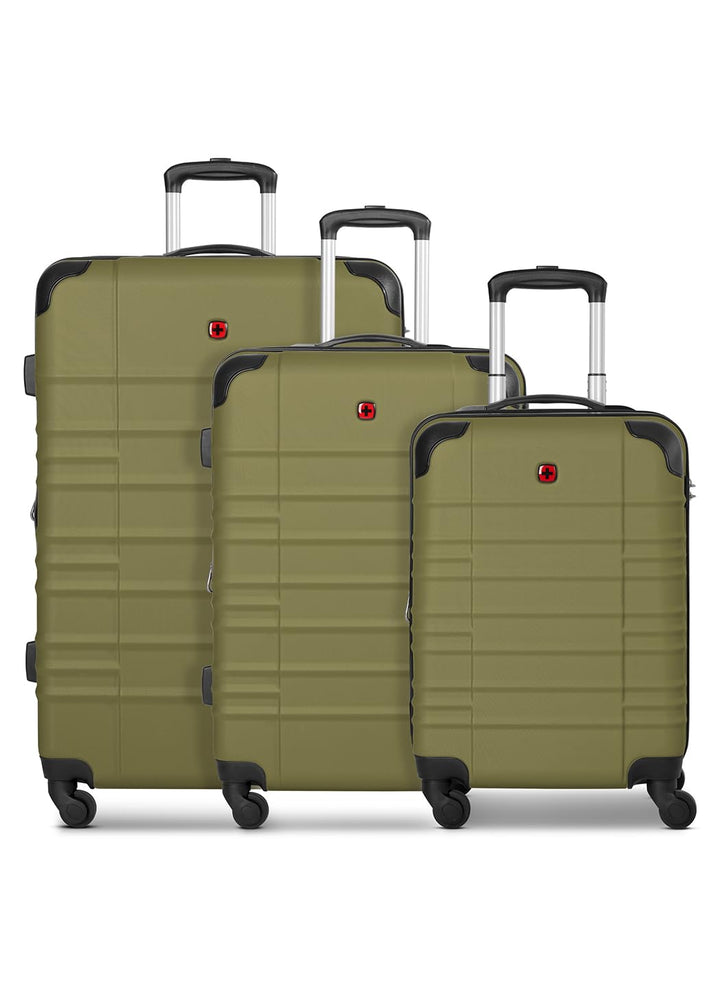WENGER Koffer-Set 3-teilig für Damen und Herren | Reise-Trolleys 51 x 30 x 75 cm aus hochwertigem, s