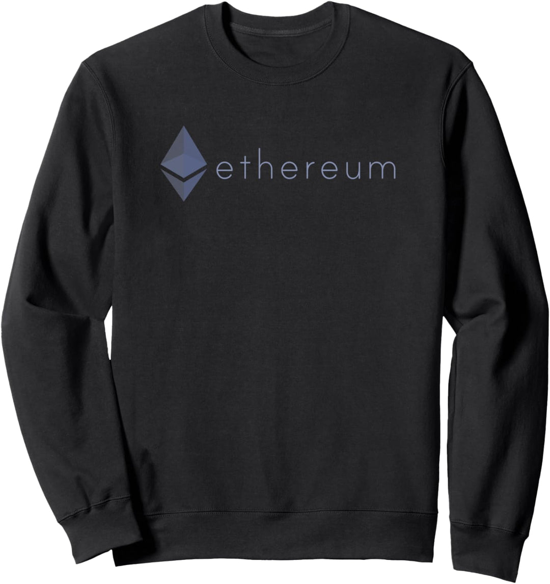 Ether Coin Crypto ETH Blockchain Kryptowährung Sweatshirt