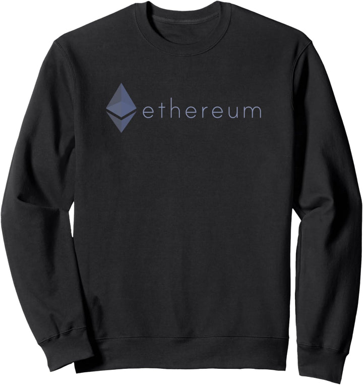 Ether Coin Crypto ETH Blockchain Kryptowährung Sweatshirt