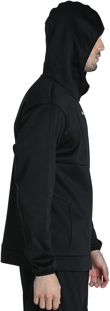 PUMA Herren Train All Day Pwrfleece Full Zip Sweat, Puma Schwarz