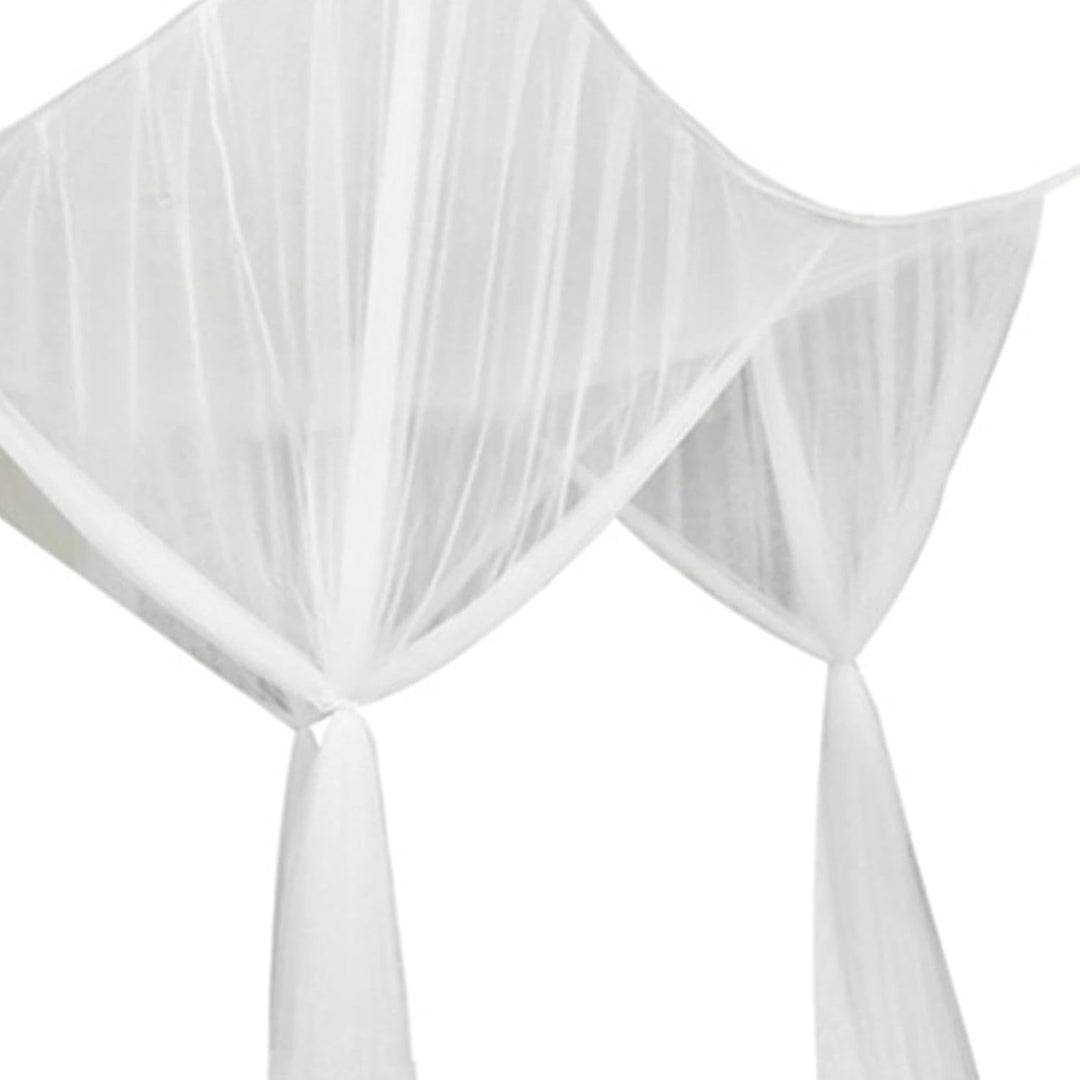Baoblaze 4 Eckpfosten Himmelbett Vorhang, Moskitonetz Doppelbett und Einzelbett, Mückenschutz Moskit