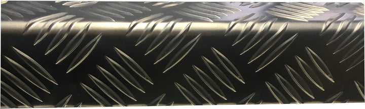 Aluminium Winkelprofil, Kantenprofil, 2000mm Aluwinkel 70x40 mm Schenkelinnenmass aus Alu Riffelblec
