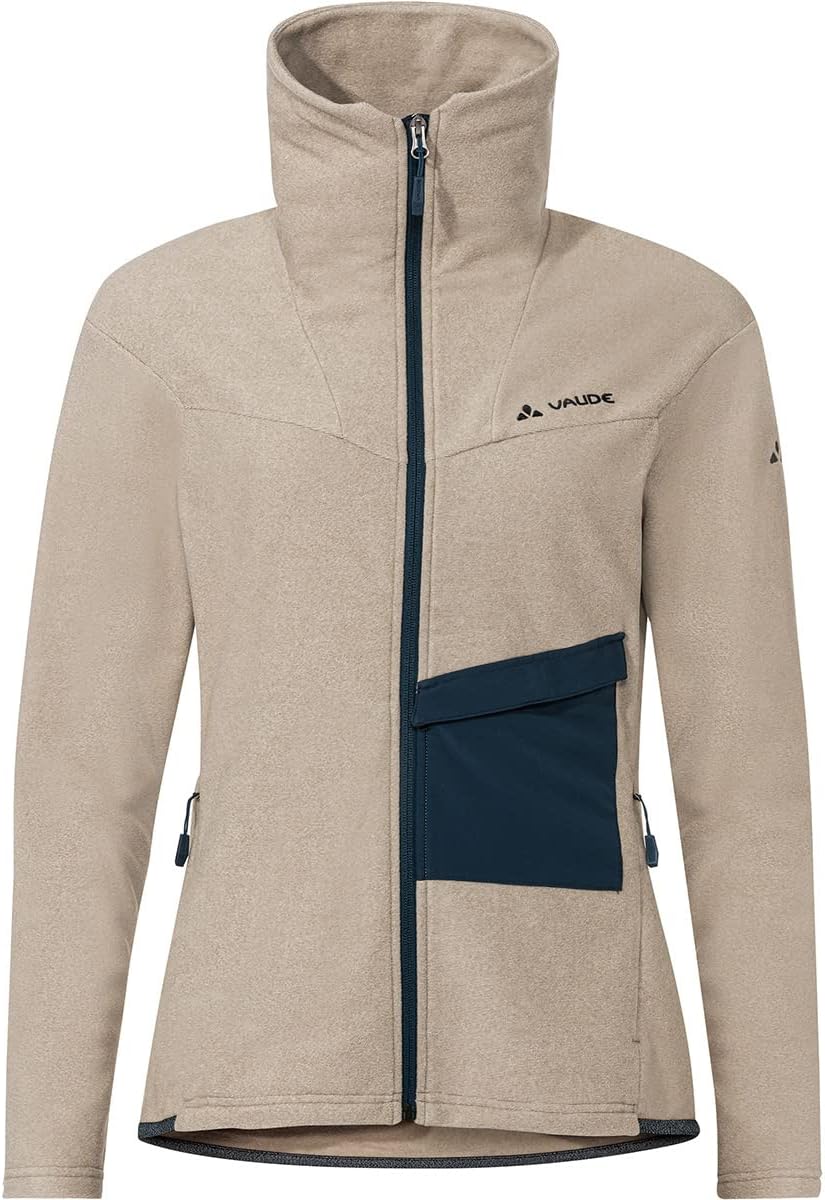 VAUDE Damen Women's Yaras Fleece Jacket Jacke 40 linen, 40 linen