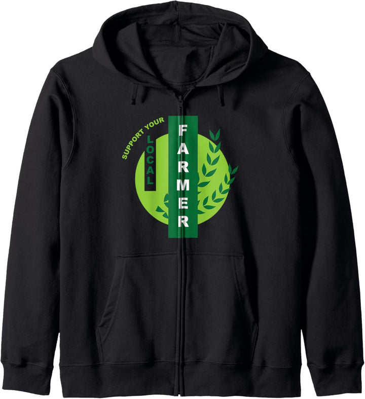 Farmer Lustiger Spruch Landwirtschaft Farming Kapuzenjacke