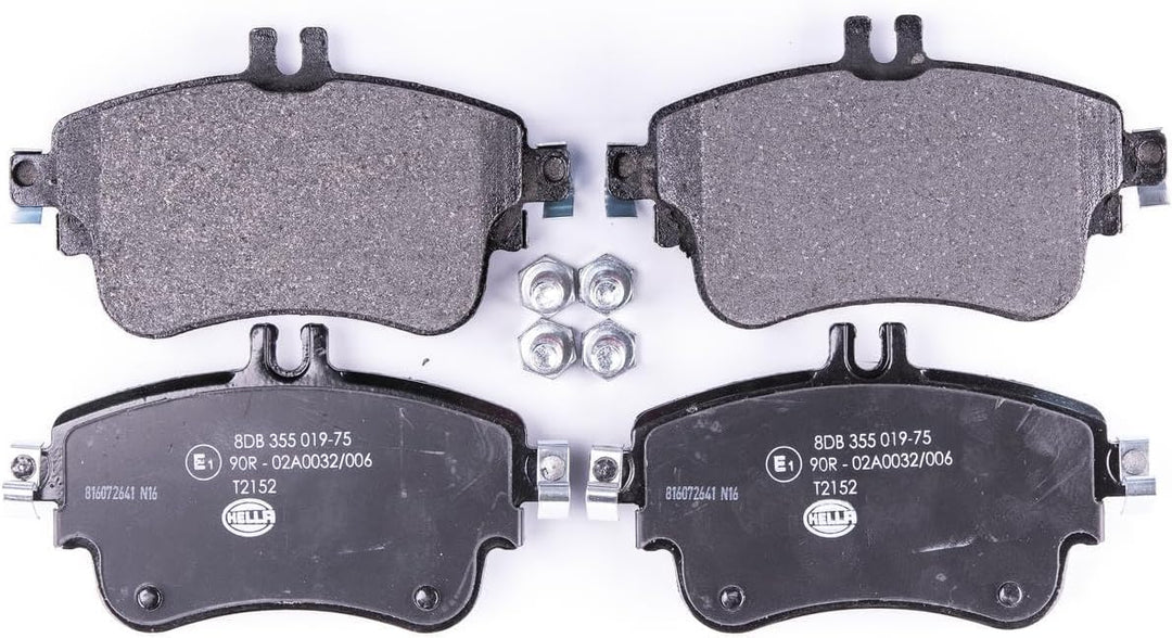 HELLA PAGID 8DB 355 019-751 Bremsbelagsatz - T2152 - Dicke/Stärke: 19.2mm - Bremssystem: TRW - für V