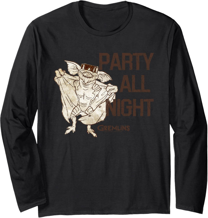 Gremlins Party All Night Langarmshirt