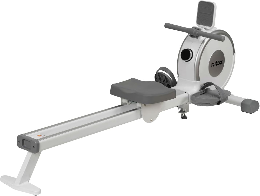 Nilox Rowing Machine XR1 Rudergerät, zusammenklappbar, für Zuhause, mit magnetischem Schwungrad, 3 k