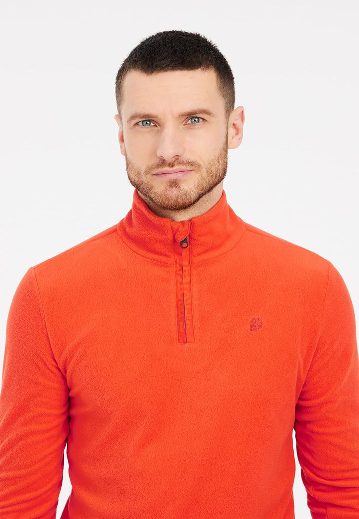 Protest Herren 1/4-reissverschluss PERFECTO XS Burnt Orange, XS Burnt Orange