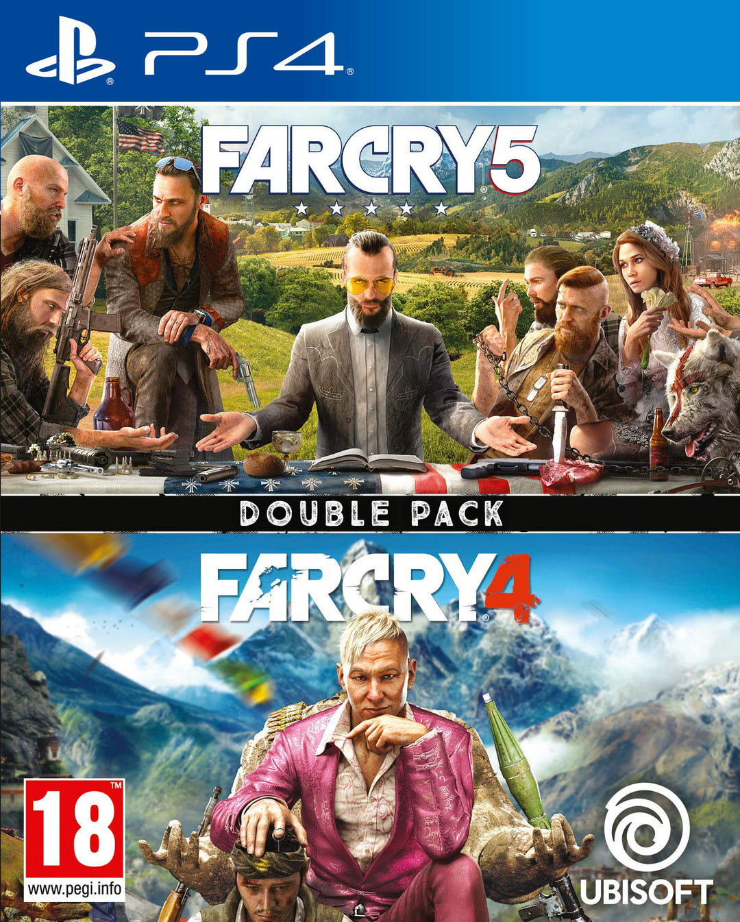 Zusammenstellung Far Cry 4 + Far Cry 5 Jeux PS4