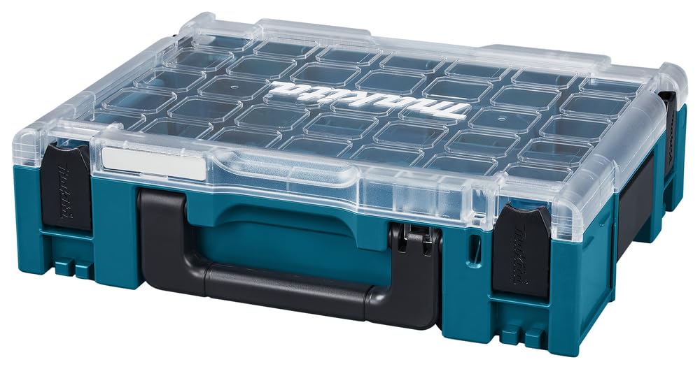 Makita 191X84-4 MAKPAC-Organizer, leer, ohne Boxeinsätze, Klarsichtdeckel, verknüpfbar an Koffersyst