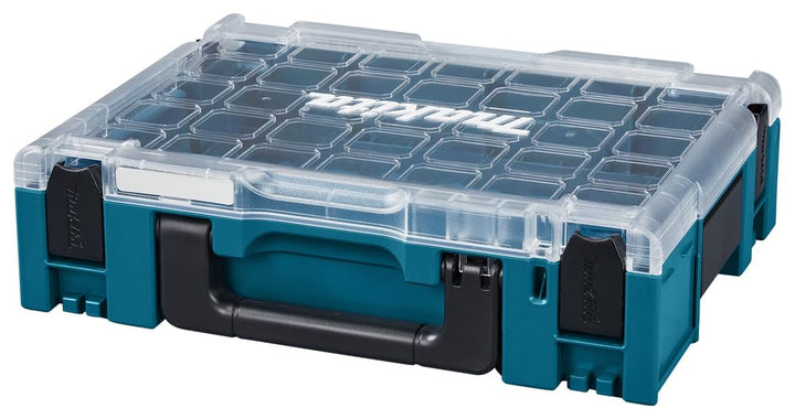 Makita 191X84-4 MAKPAC-Organizer, leer, ohne Boxeinsätze, Klarsichtdeckel, verknüpfbar an Koffersyst