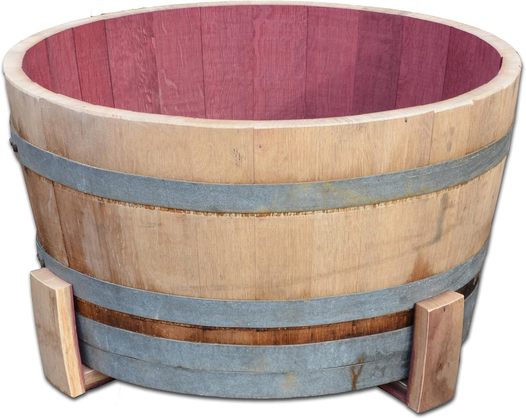 Temesso Untersetzer, Füsse aus Holzdauben für Weinfass - Fasserhöhung im 3er Set (Höhe 3cm (1 Daube)
