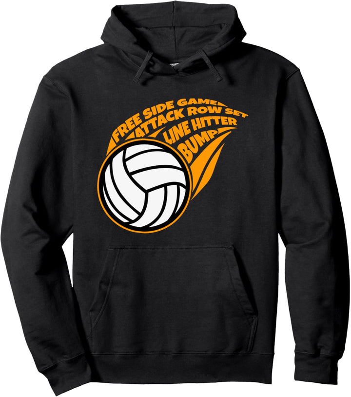 Volleyball Beachvolleyball Mädchen Volleyball Geschenk Pullover Hoodie
