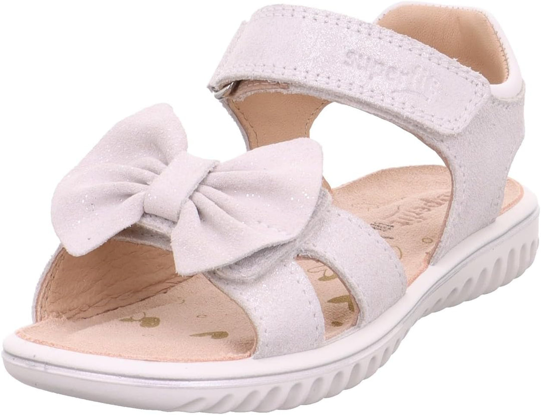 Superfit Mädchen Sparkle Sandale 25 EU Weiss 1000, 25 EU Weiss 1000