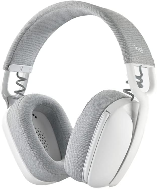 Logitech Zone Vibe 100 Leichte, kabellose Over-Ear-Kopfhörer mit geräuschunterdrückendem Mikrofon, M