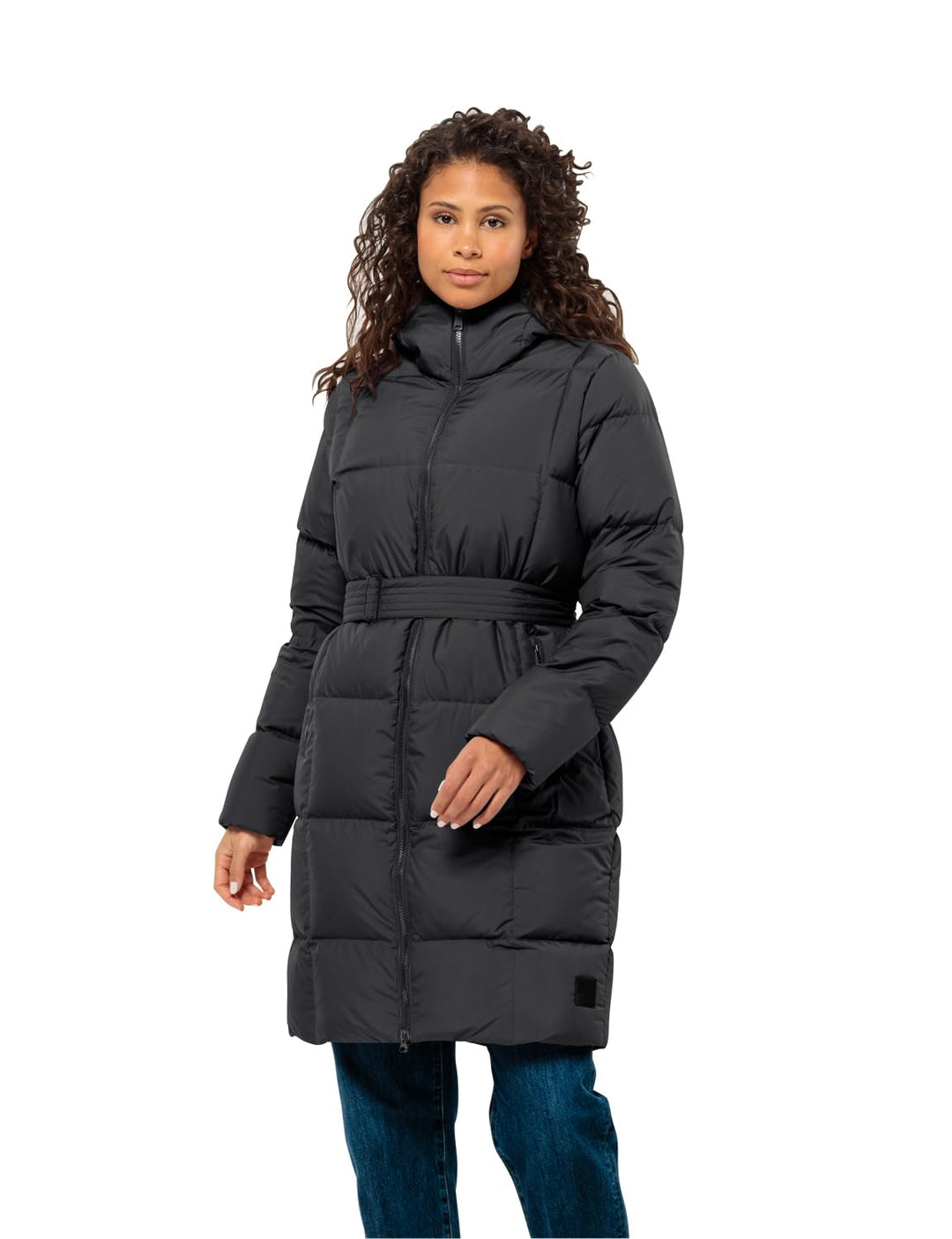 Jack Wolfskin Damen Frozen Lake Coat W Daunenmantel L Schwarz, L Schwarz