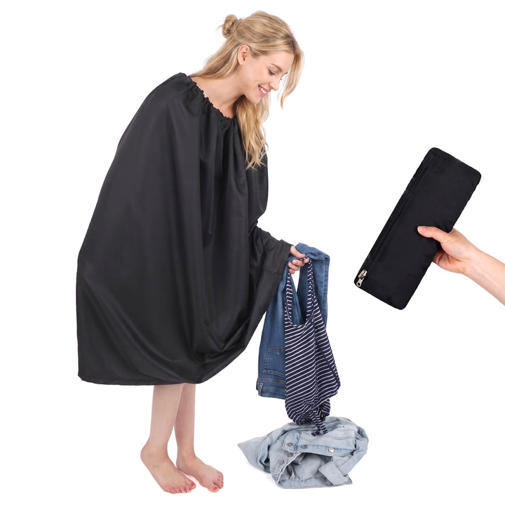 CoolChange Umkleide Poncho | Mantel zum Umziehen | Strandumkleidung Umhang | mit Öffnungen für die A