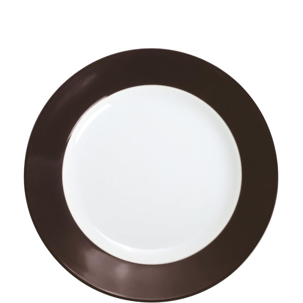 KAHLA Pronto Colore Frühstücksteller 20,5 cm chocolate brown|brauner Beilagenteller aus Porzellan Co