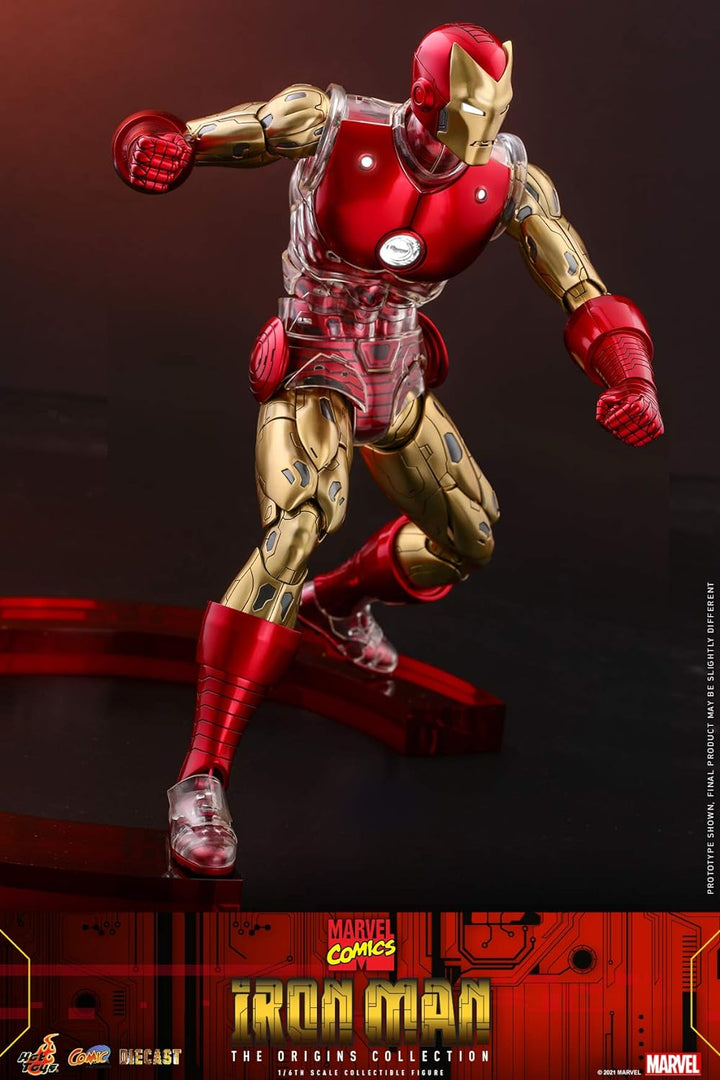 Hot Toys 1:6 Iron Man - Origins Collection, Mehrfarbig