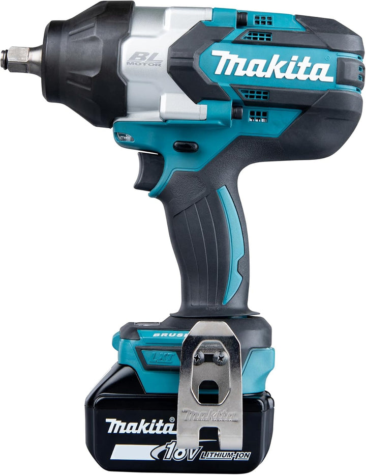 Makita DTW1002RTJ Akku-Schlagschrauber 18 V / 5,0 Ah, 2 Akkus + Ladegerät im MAKPAC mit 2 Akkus + La