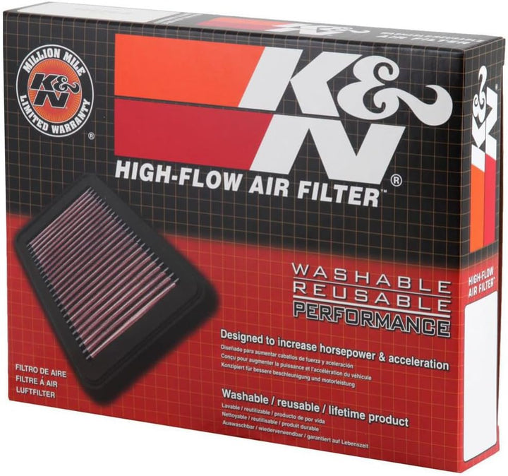 K&N SU-6000 Motorrad K&N Tausch-Luftfilter, Rot