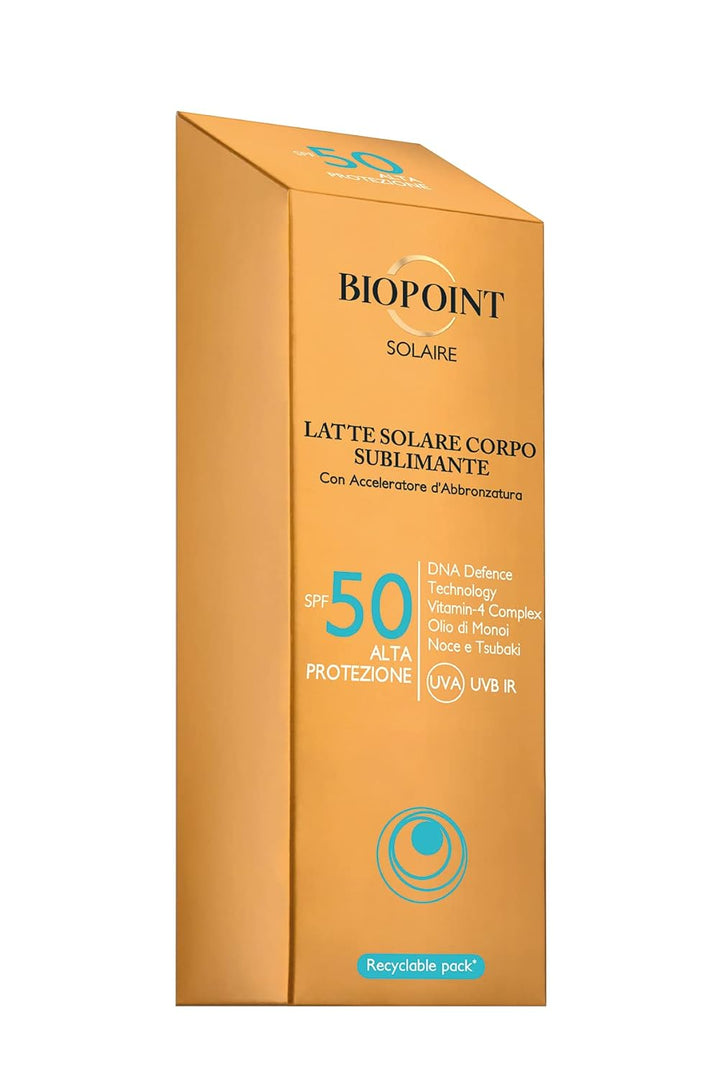 Biopoint Körpermilch Sublimante SPF 50, 200 ml