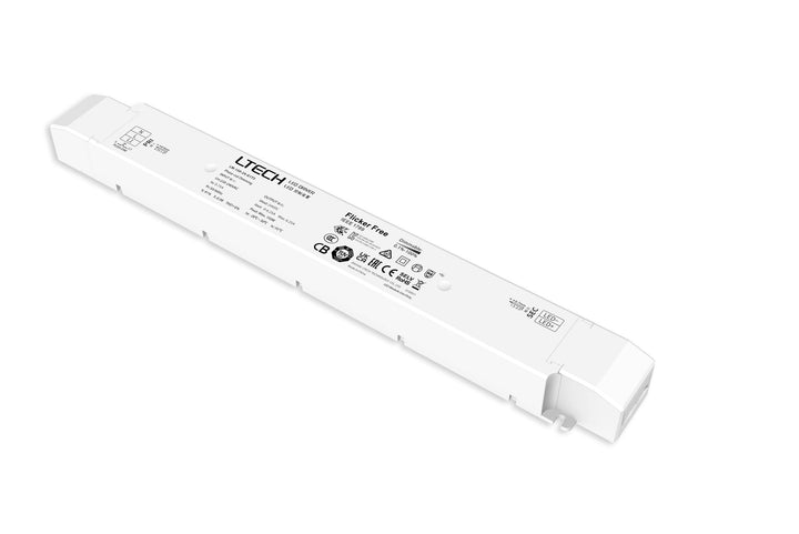 LIGHTEU®, 150 W 24 V DC 6,25 A TRIAC LED dimmbares Treiber-Transformator Netzteil, 3 in 1 Unterstütz