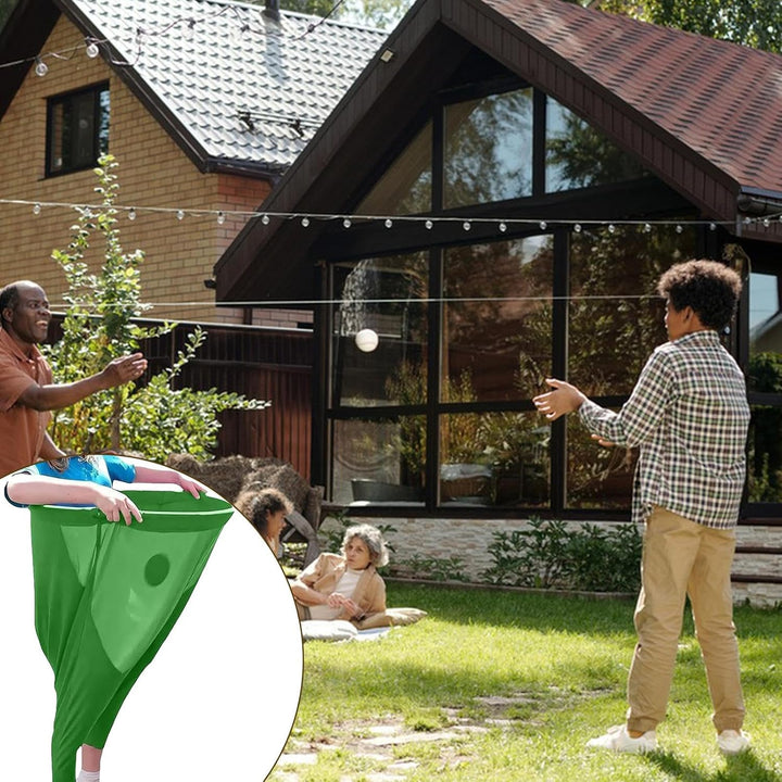 2 Set Oma Hosen Spiel Für Den Garten, Granny Pants Yard Game Set, Oma Hosen Outdoor Spiel Mit 4 Hüpf