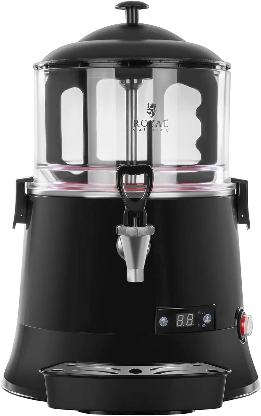 Royal Catering Kakaodispenser Heisse Schokolade Maschine RCSS-5 ECO (5 L, 440 W, 30-90 °C, BPA-frei,