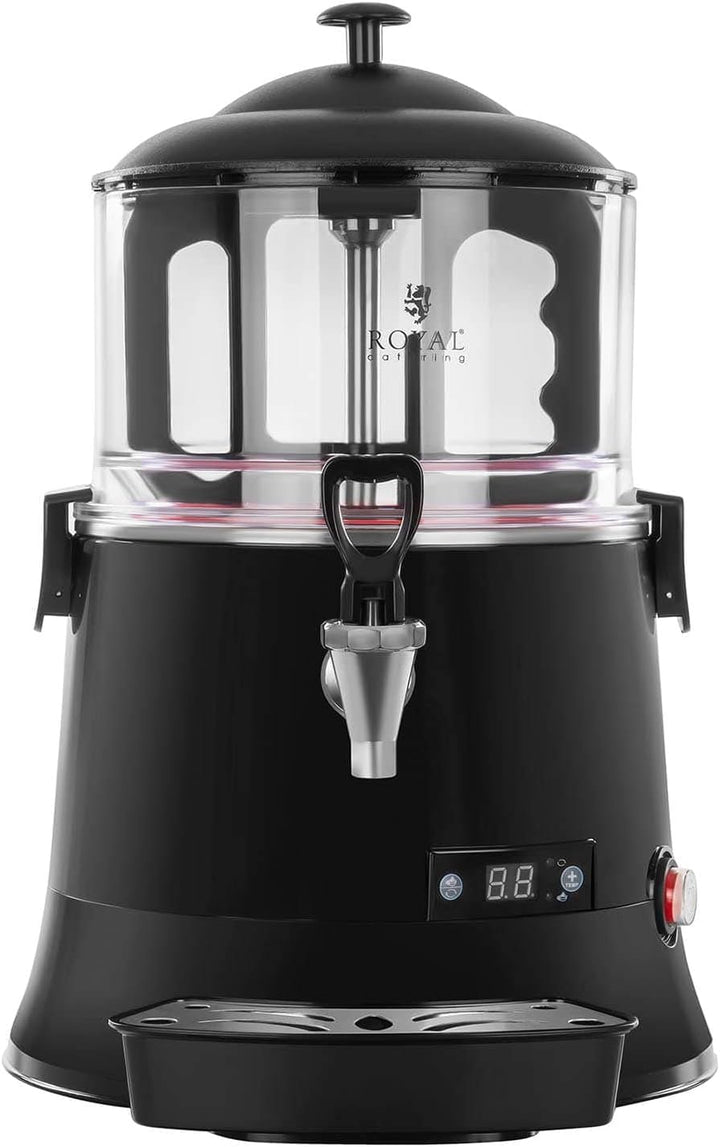 Royal Catering Kakaodispenser Heisse Schokolade Maschine RCSS-5 ECO (5 L, 440 W, 30-90 °C, BPA-frei,