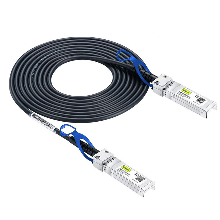 10Gtek 25G SFP28 DAC Kabel 0.25-Meter(0.8ft), 25GBASE-CR Passive Direct Attach Copper Twinax Cable f