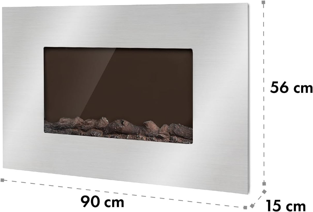 Klarstein Elektrokamin, Elektro Heizungen für Wohnzimmer & Innenräume, Elektrischer Kamin mit LED Fl