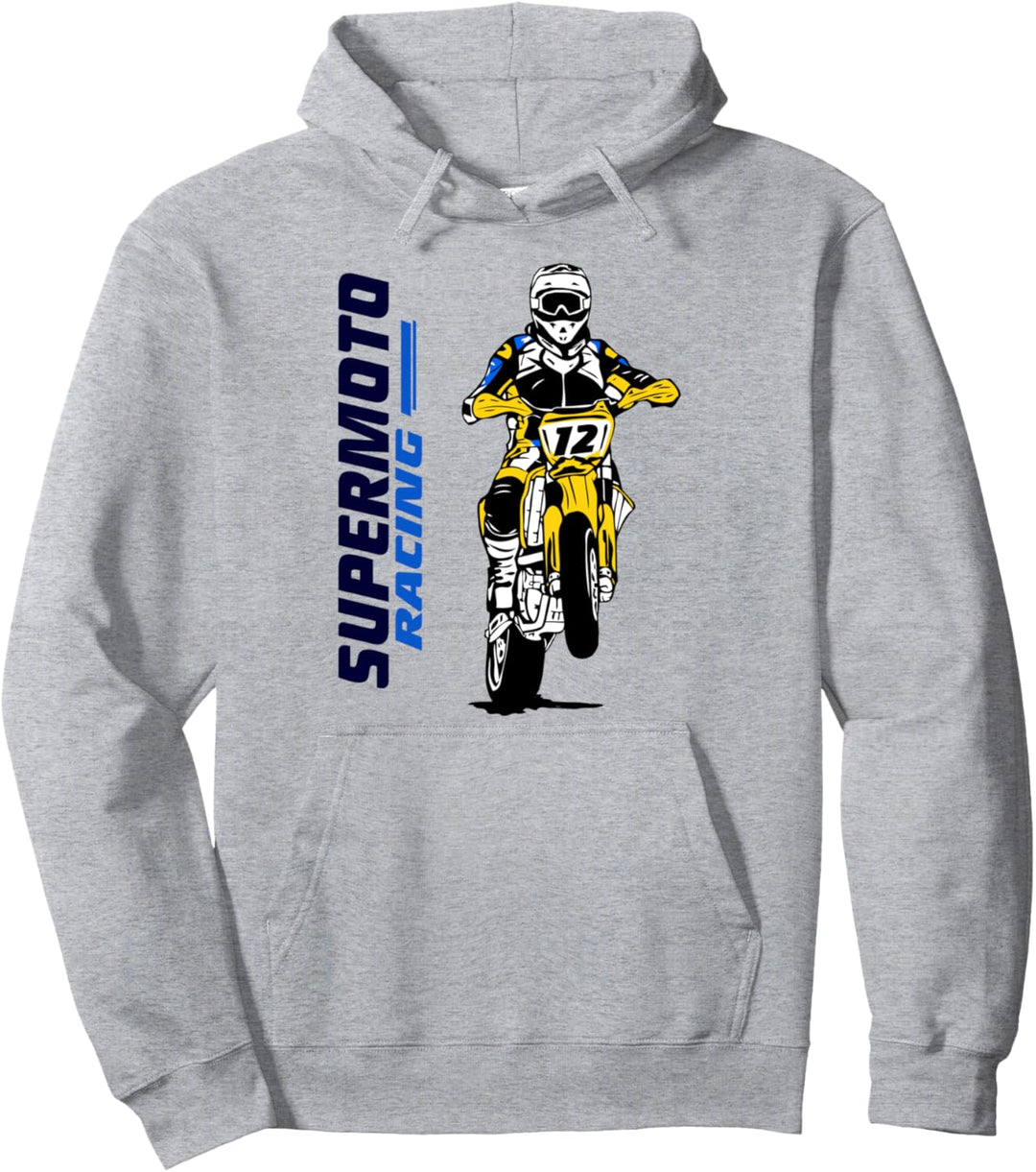 Supermoto Supermotaro Enduro MotoCross Pullover Hoodie