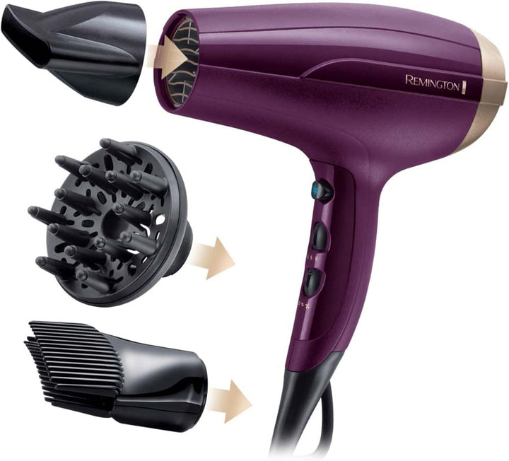 Remington Haartrockner Ionen [leicht & mehr Volumen] Your Style (2300 W, Set inkl. Stylingdüse, Diff