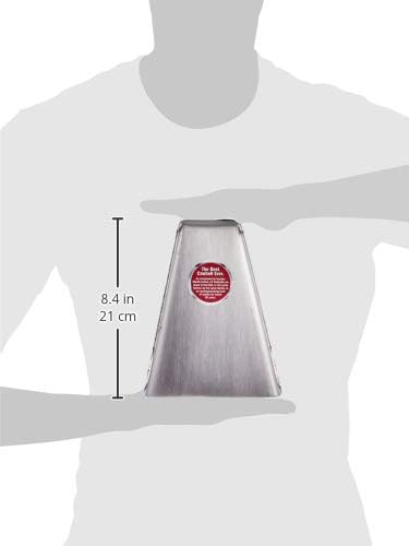 LP Latin Percussion ES-15 Kuhglocke Salsa Barrio 8" Handmodell, brushed steel, medium pitch, Bongo-G