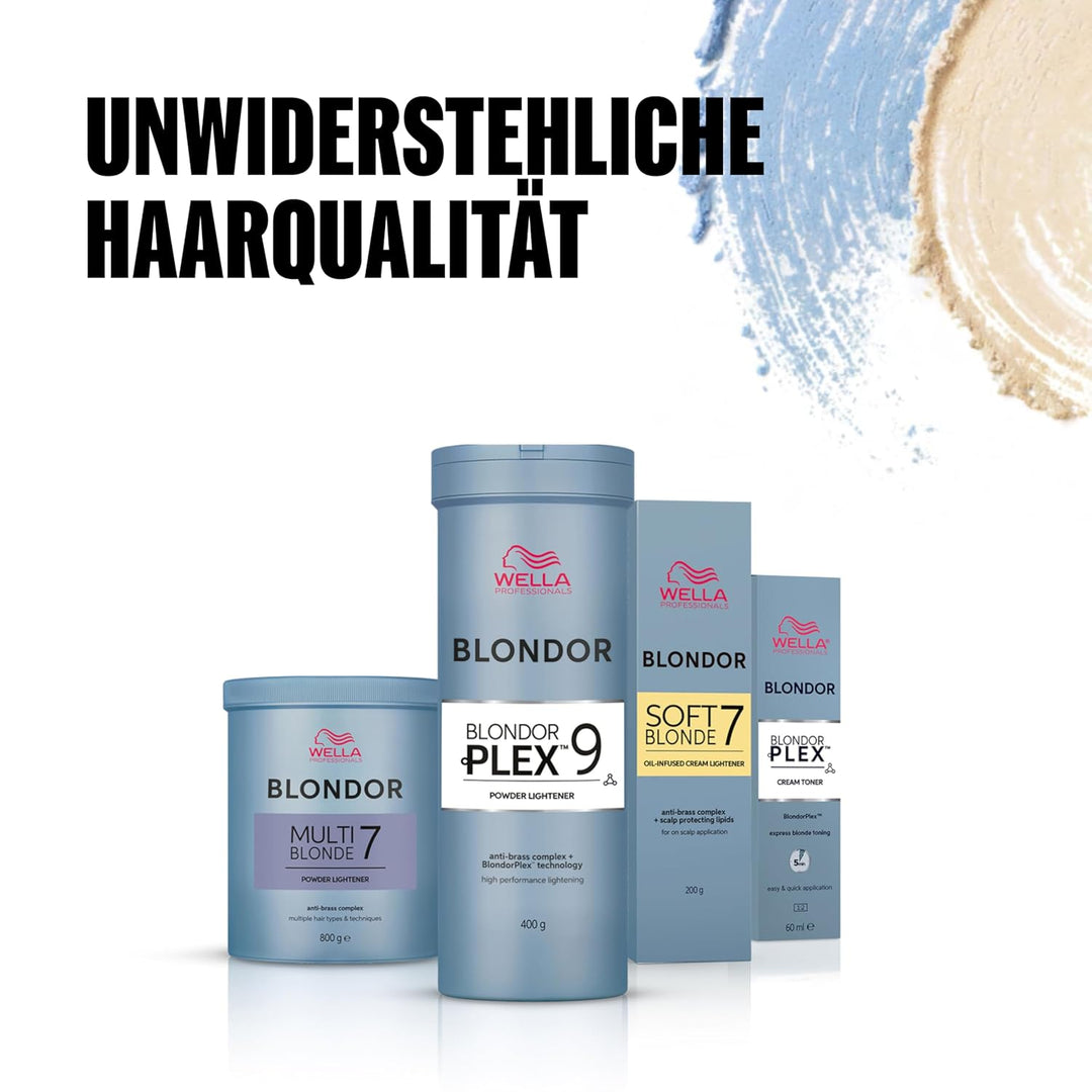 Wella Professionals BlondorPlex – Professionelles, staubfreies Blondierungspulver mit Bond-Builder-T