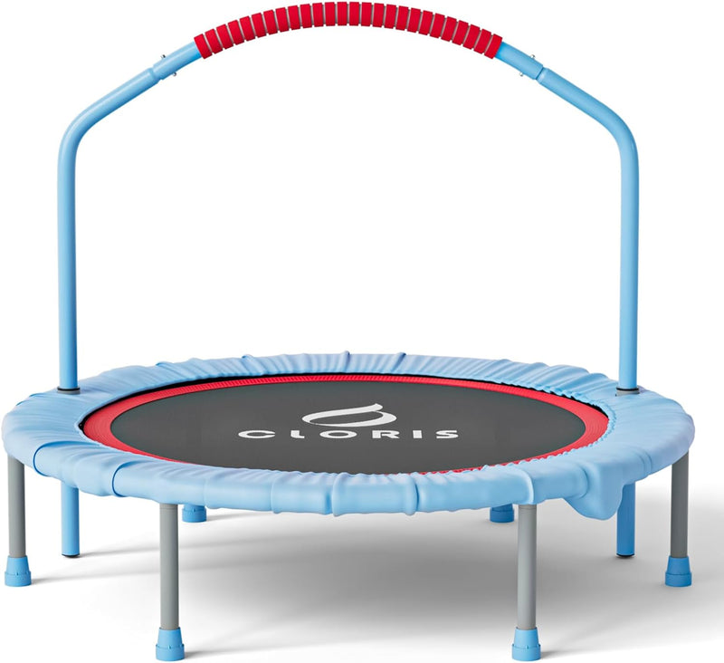 CLORIS 101,6 cm faltbares Fitness-Trampolin – maximale Belastung 180 kg, Mini-Rebounder mit verstell