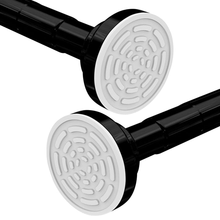 Teleskopstange 120-215CM(47"-84") Gardinenstange Ausziehbar Duschvorhangstange Ohne Bohren, edelstah