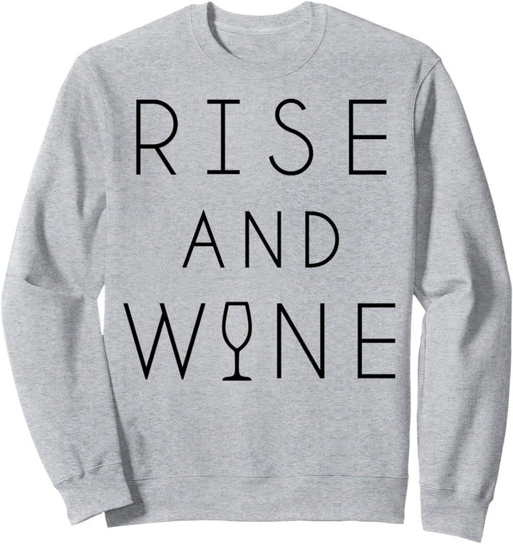 Trendy Rise & Wine Sweatshirt