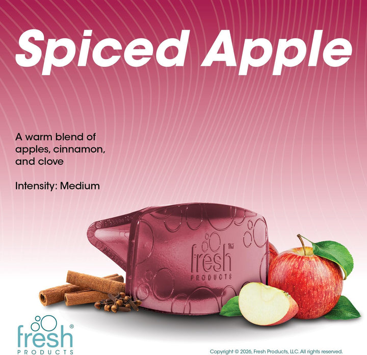 Fre-Pro by Fresh - Bowl Clip Lufterfrischer für Toiletten, Spiced Apple, Box mit 12 Stück, Spiced Ap