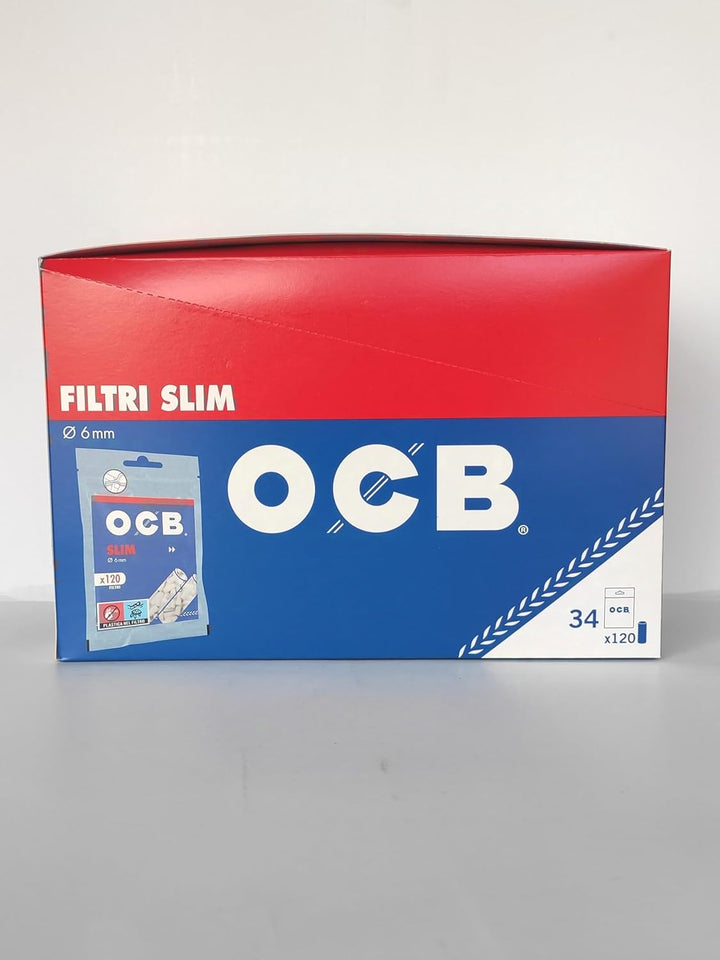 OCB FILTRI Slim 6 MM - 34 Buste DA 120 FILTRI