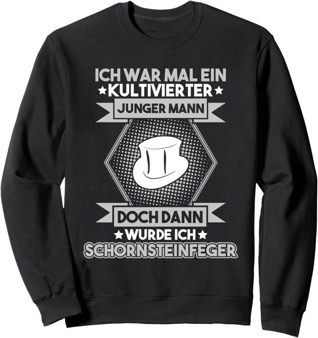 Kultivierter Junger Mann Schornsteinfeger Sweatshirt