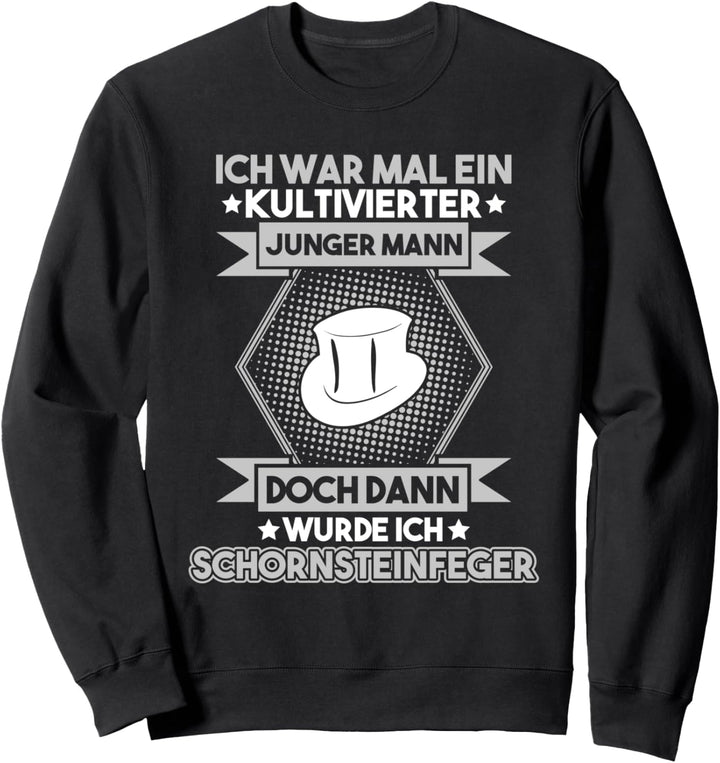 Kultivierter Junger Mann Schornsteinfeger Sweatshirt
