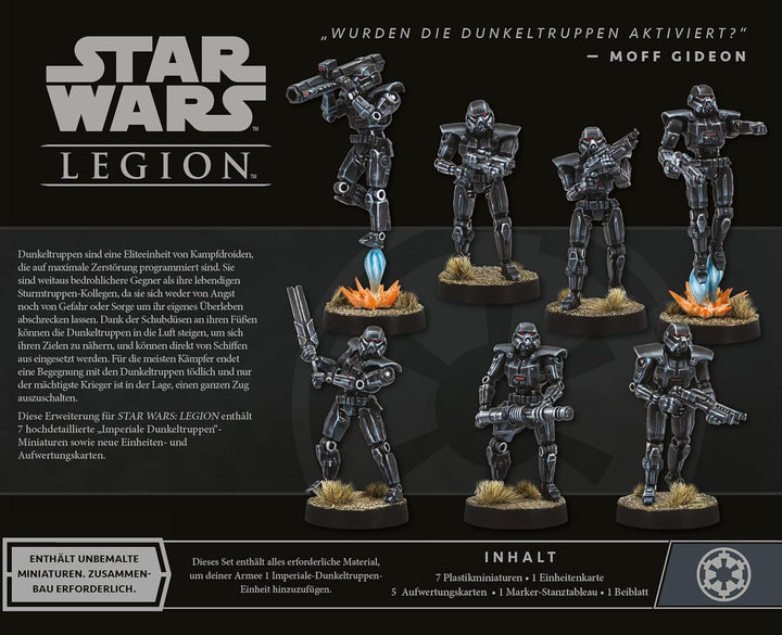 Asmodee | Atomic Mass Games | Star Wars: Legion – Imperiale Dunkeltruppen | Einheit-Erweiterung | Ta