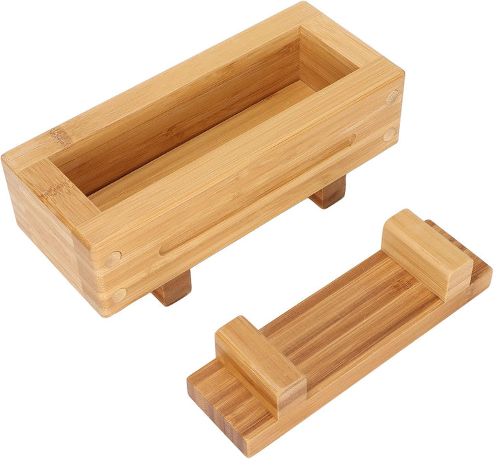 TOPINCN Hölzerne Sushi Pressform, Rechteckige Sushi-Pressmaschine, Japanische Sushi-Nigiri-Maker-For