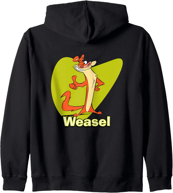 I Am Weasel Weasel Thumbs Up Kapuzenjacke